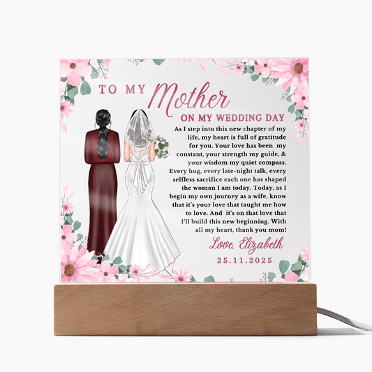 English Wedding Gift To Mother From Daughter