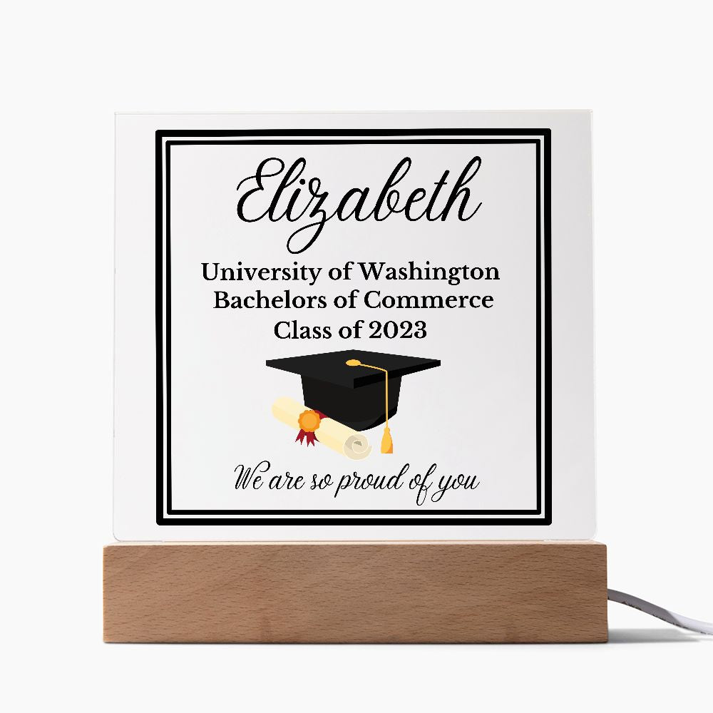[Almost Sold Out] Personalized Graduation Acrylic Plaque