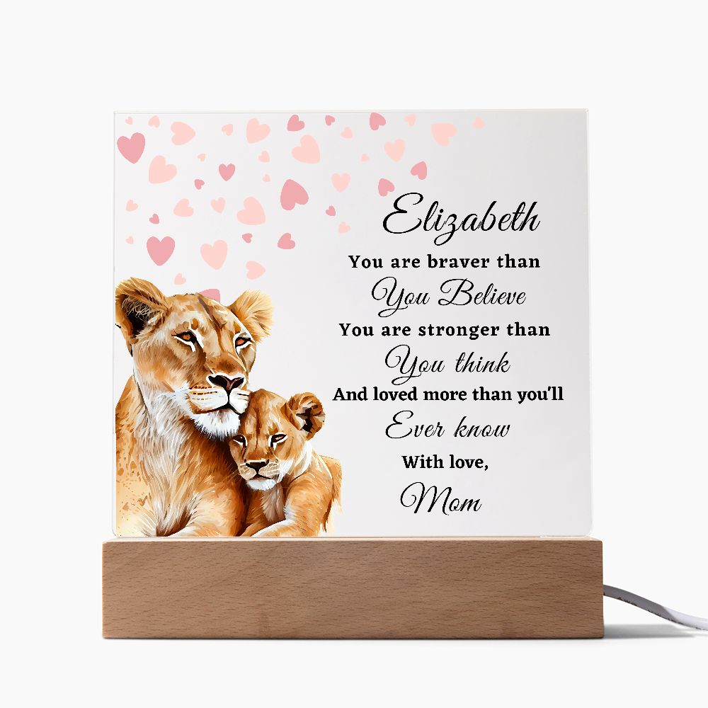 [Almost Sold Out] To My Daughter - Lion - Acrylic Plaque