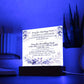 Almost Sold Out - Ramadan Fasting Dua Square Acrylic Plaque