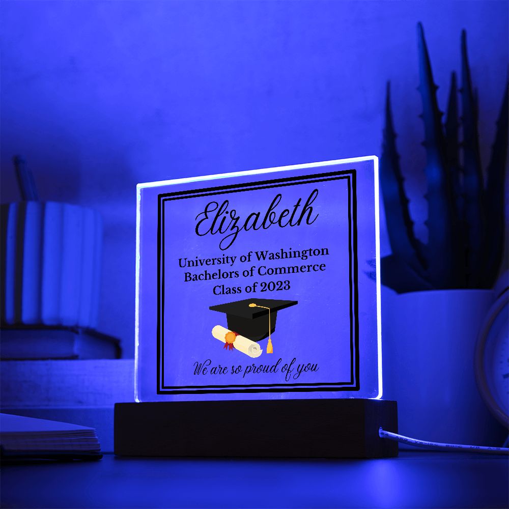 [Almost Sold Out] Personalized Graduation Acrylic Plaque