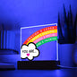 [Almost Sold Out] Kids Positive Affirmations Rainbow Acrylic Plaque