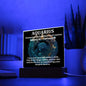 [Almost Sold Out] Aquarius Acrylic Square Plaque