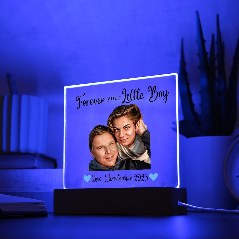 [Almost Sold Out] Forever Your Little Boy - Personalized Acrylic Plaque