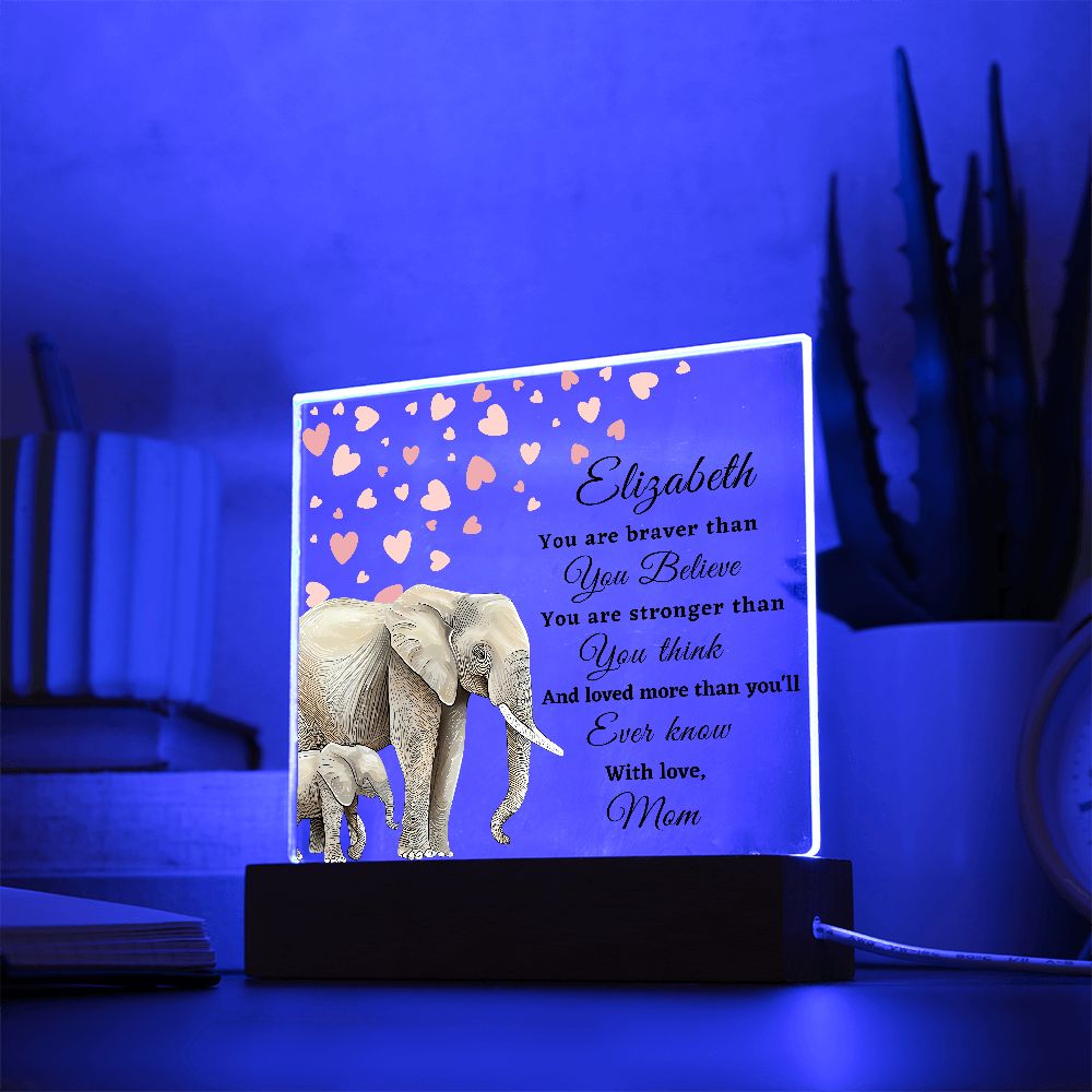 [Almost Sold Out] To My Daughter - Elephant - Acrylic Plaque