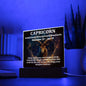 [Almost Sold Out] Capricorn Acrylic Square Plaque