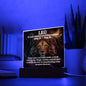 [Almost Sold Out] Leo  Acrylic Square Plaque