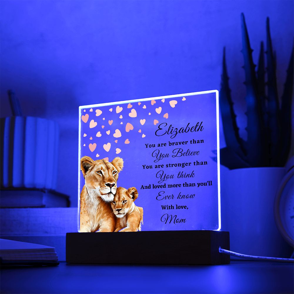 [Almost Sold Out] To My Daughter - Lion - Acrylic Plaque