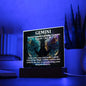 [Almost Sold Out] Gemini Acrylic Square Plaque