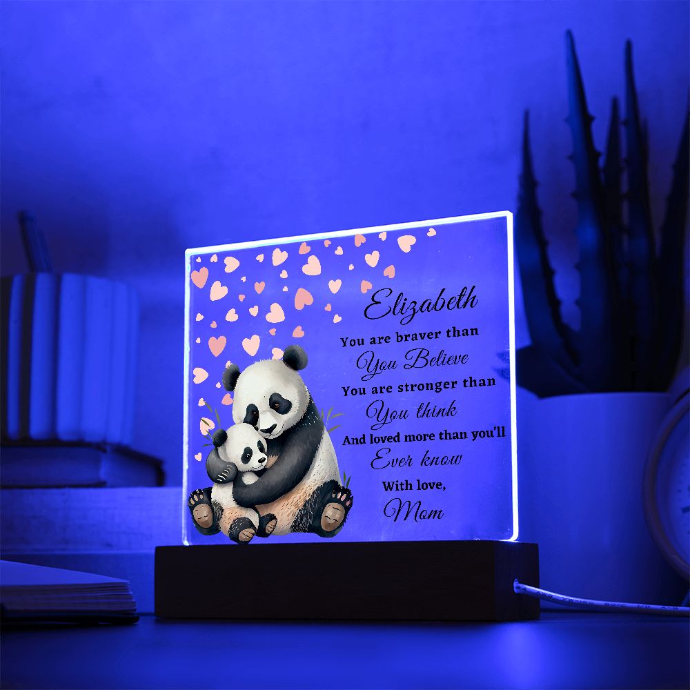 [Almost Sold Out] To My Daughter - Panda - Acrylic Plaque