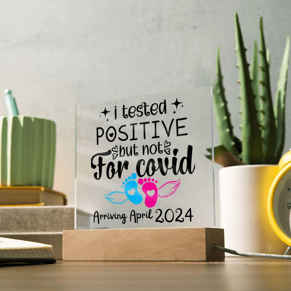 [Almost Sold Out] Personalized Pregnancy Announcement Acrylic Plaque