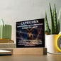 [Almost Sold Out] Capricorn Acrylic Square Plaque