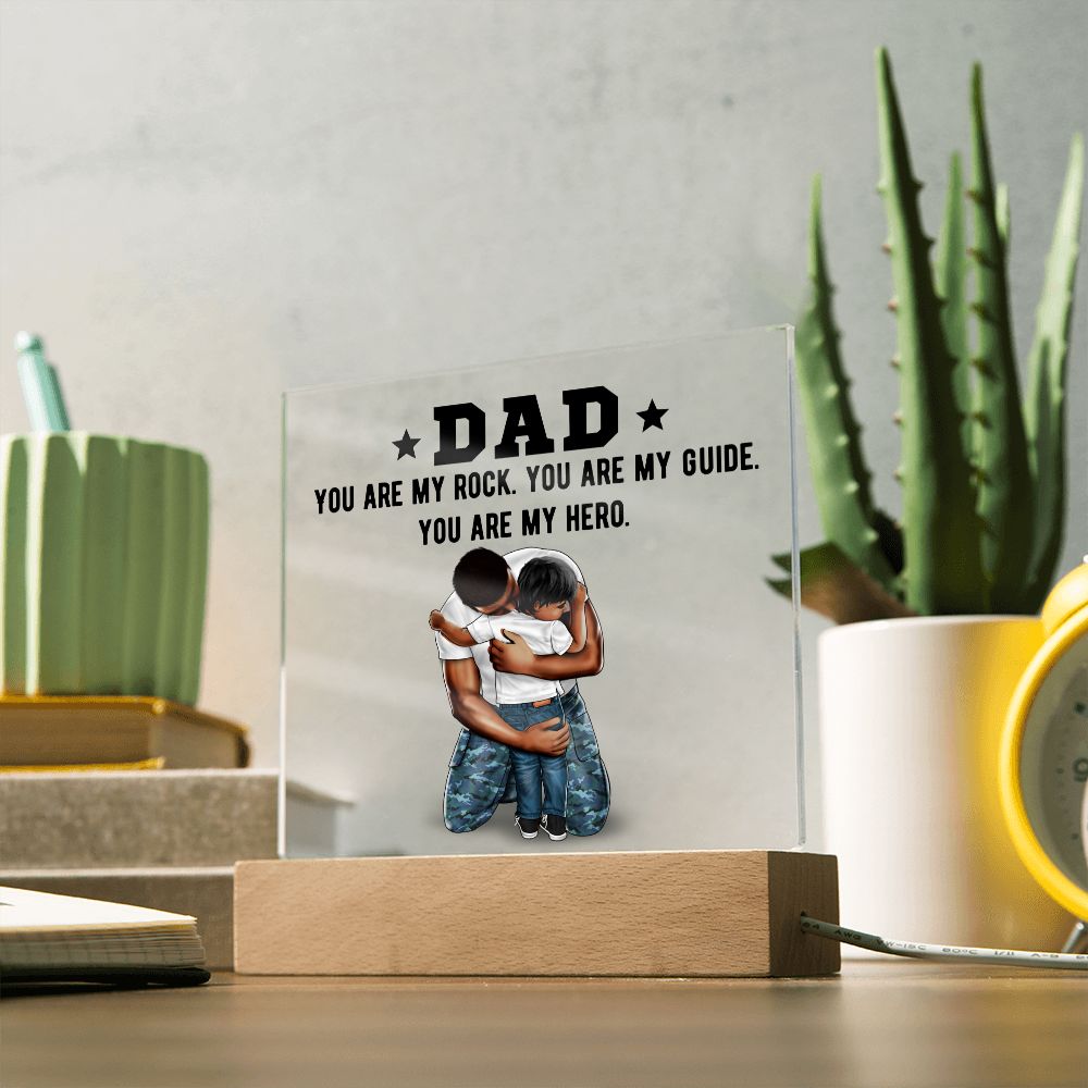 [Almost Sold Out] Custom Dad You Are My Rock Acrylic Plaque