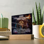 [Almost Sold Out] Leo  Acrylic Square Plaque