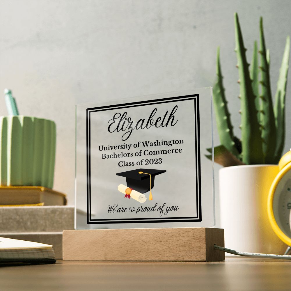 [Almost Sold Out] Personalized Graduation Acrylic Plaque