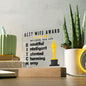 [Almost Sold Out] Best Wife Award - Acrylic Plaque with Stand