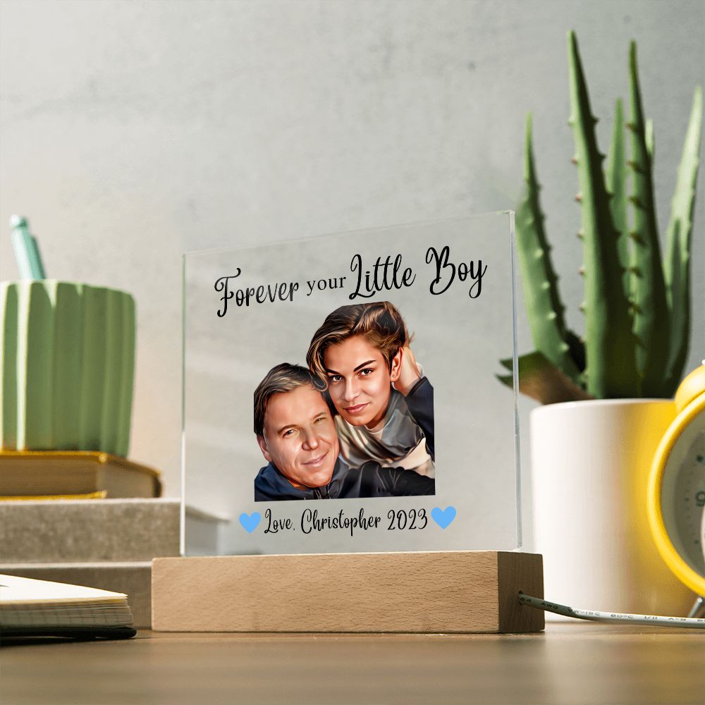 [Almost Sold Out] Forever Your Little Boy - Personalized Acrylic Plaque