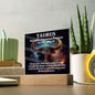 [Almost Sold Out] Taurus Acrylic Square Plaque