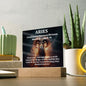 [Almost Sold Out] Aries Acrylic Square Plaque