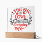 [Almost Sold Out] I Still Fall In Love With You Everyday - Acrylic Plaque with Stand