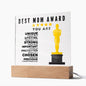 [Almost Sold Out] Best Mom Award Acrylic Plaque with Stand