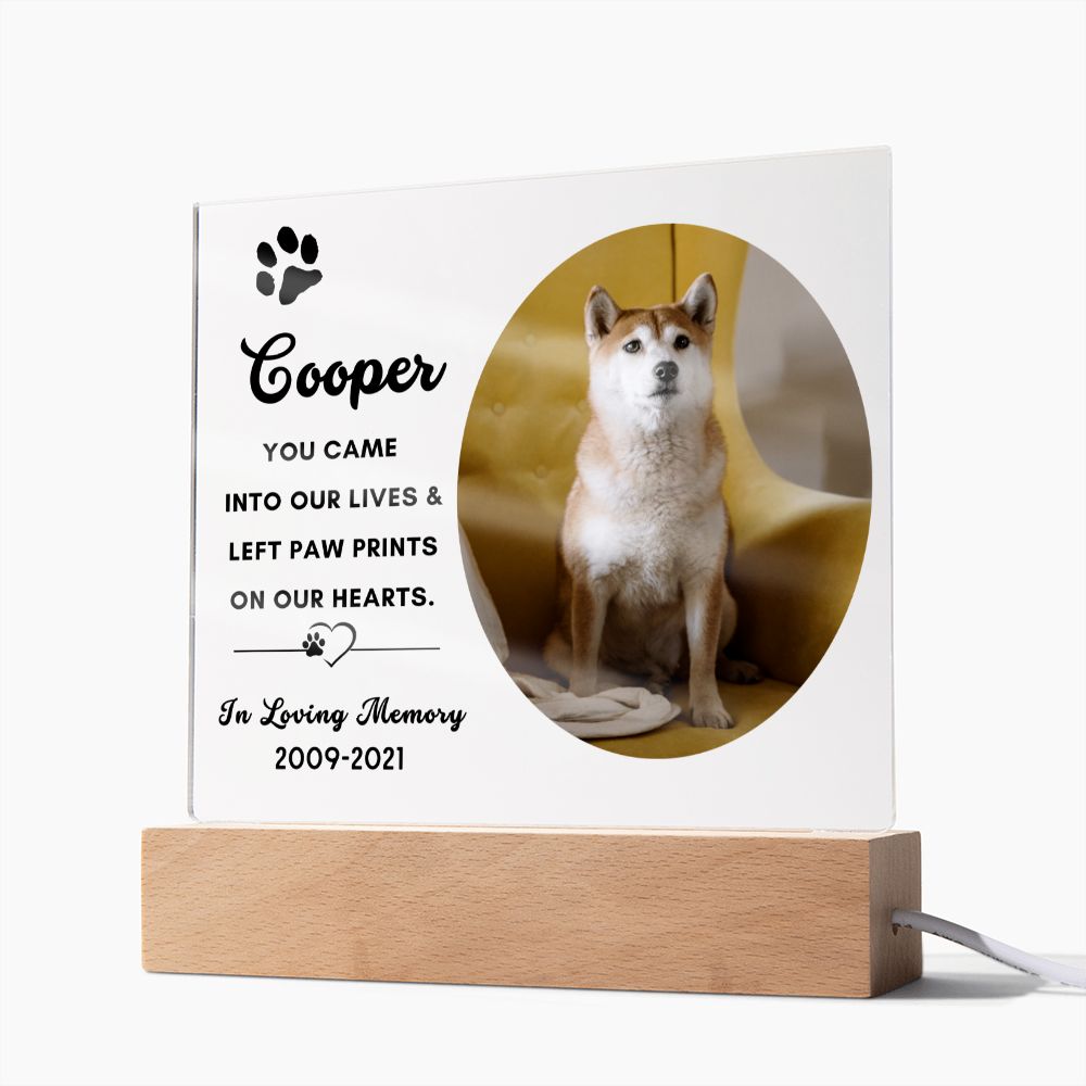 Almost Sold Out - Pet Memorial - Acrylic Plaque with Stand