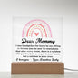 [Almost Sold Out] Dear Mommy - From Rainbow Baby - Acrylic Plaque