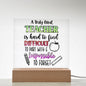 Almost Sold Out - Truly Great Teacher  - Acrylic Plaque with Stand