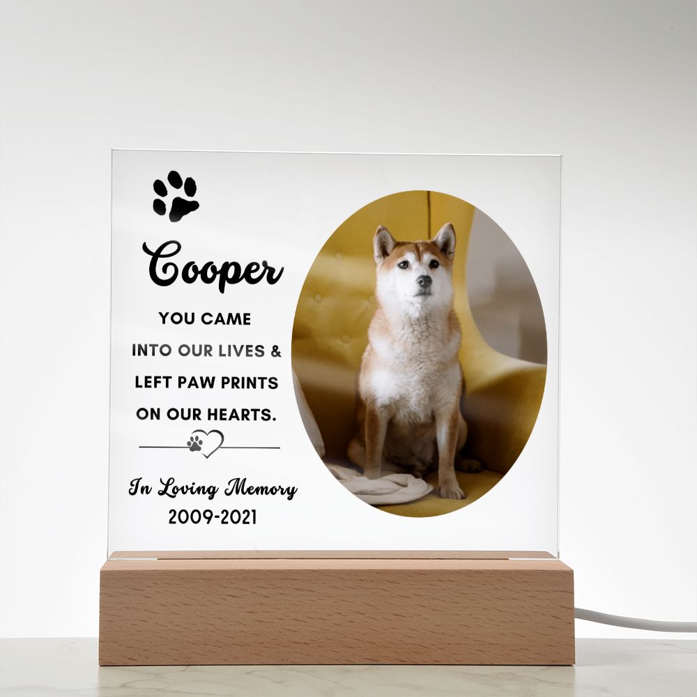 Almost Sold Out - Pet Memorial - Acrylic Plaque with Stand