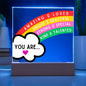 [Almost Sold Out] Kids Positive Affirmations Rainbow Acrylic Plaque