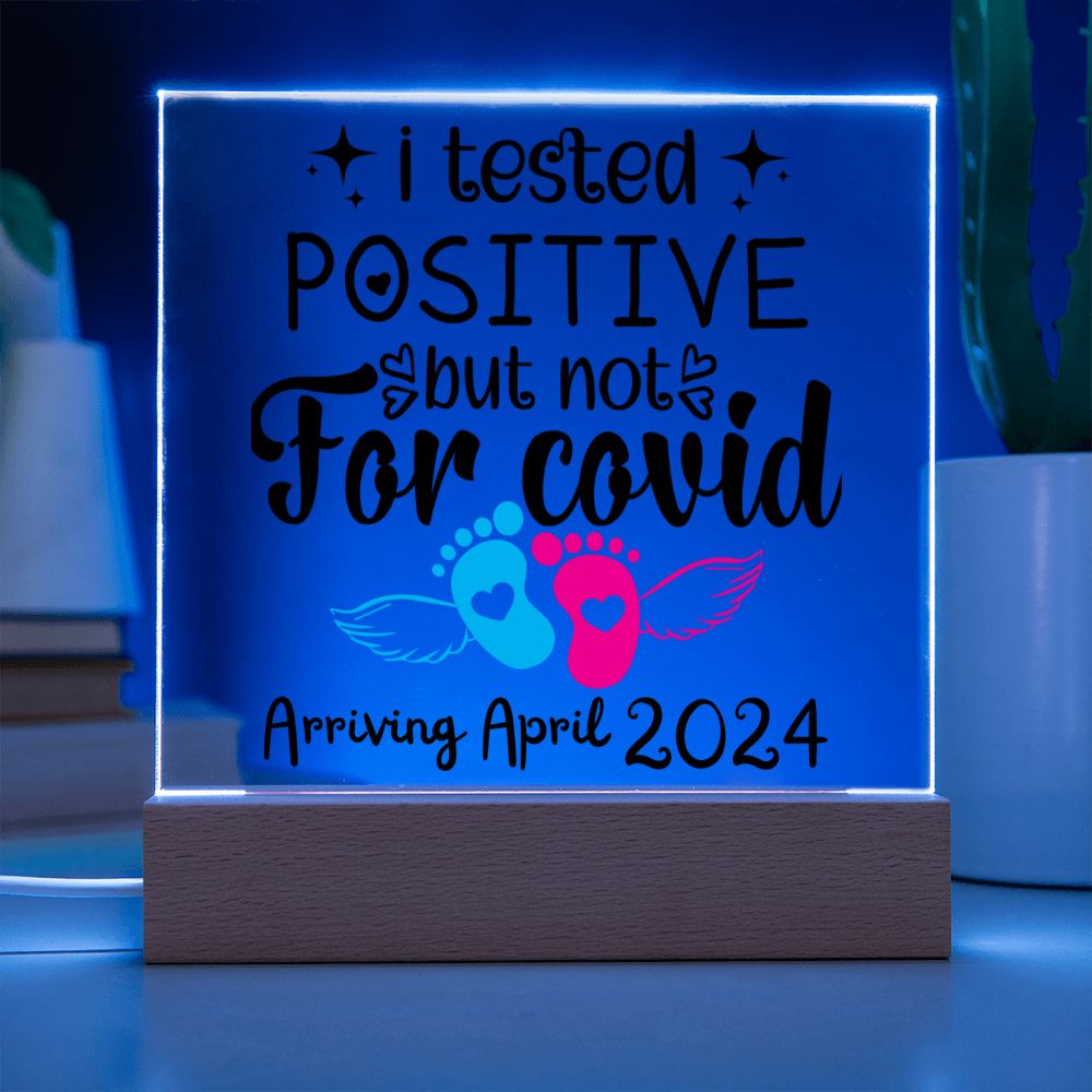 [Almost Sold Out] Personalized Pregnancy Announcement Acrylic Plaque