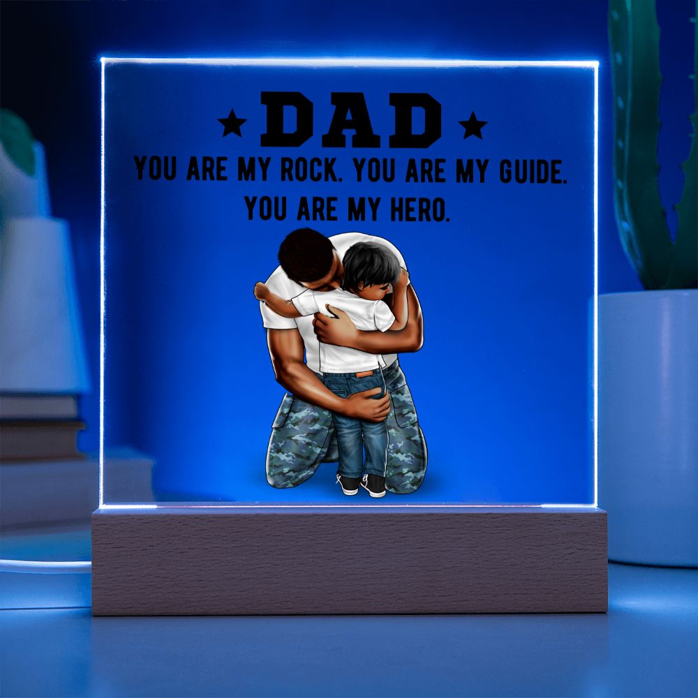 [Almost Sold Out] Custom Dad You Are My Rock Acrylic Plaque