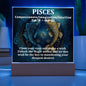 [Almost Sold Out] Pisces Acrylic Square Plaque