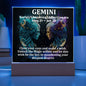 [Almost Sold Out] Gemini Acrylic Square Plaque