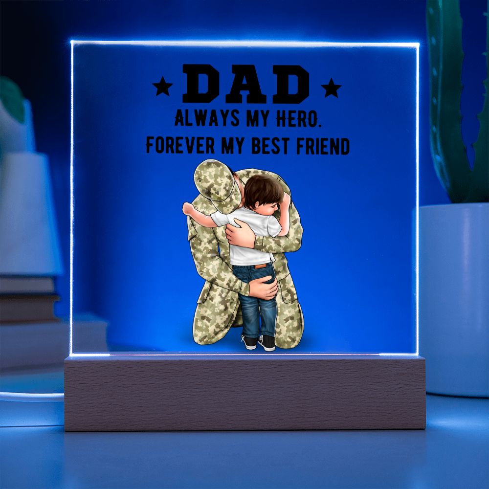 [Almost Sold Out] Personalized Military / Army / Navy Acrylic Plaque