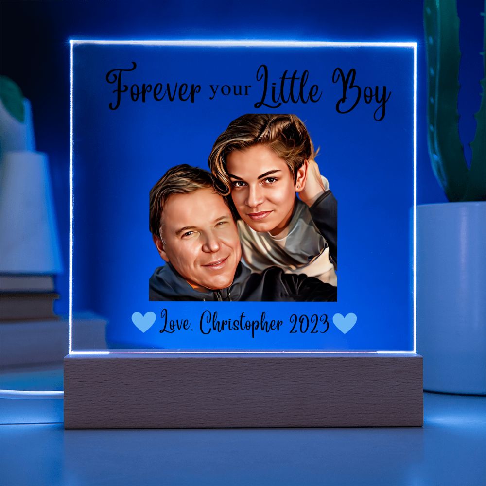 [Almost Sold Out] Forever Your Little Boy - Personalized Acrylic Plaque