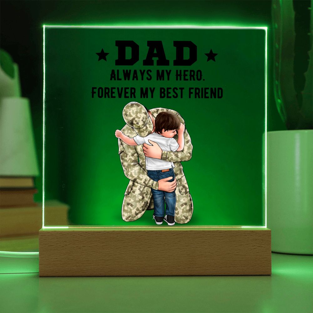 [Almost Sold Out] Personalized Military / Army / Navy Acrylic Plaque