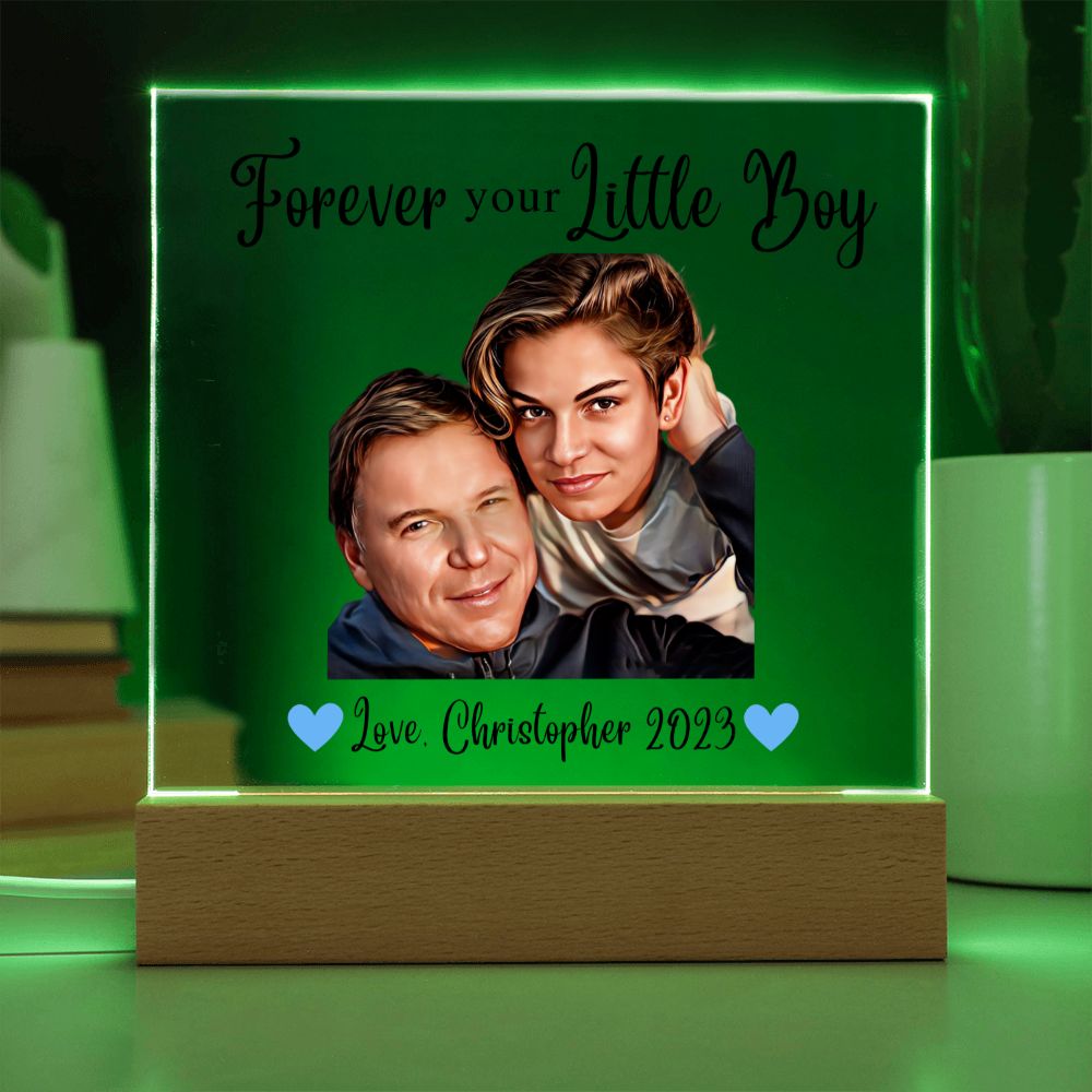 [Almost Sold Out] Forever Your Little Boy - Personalized Acrylic Plaque