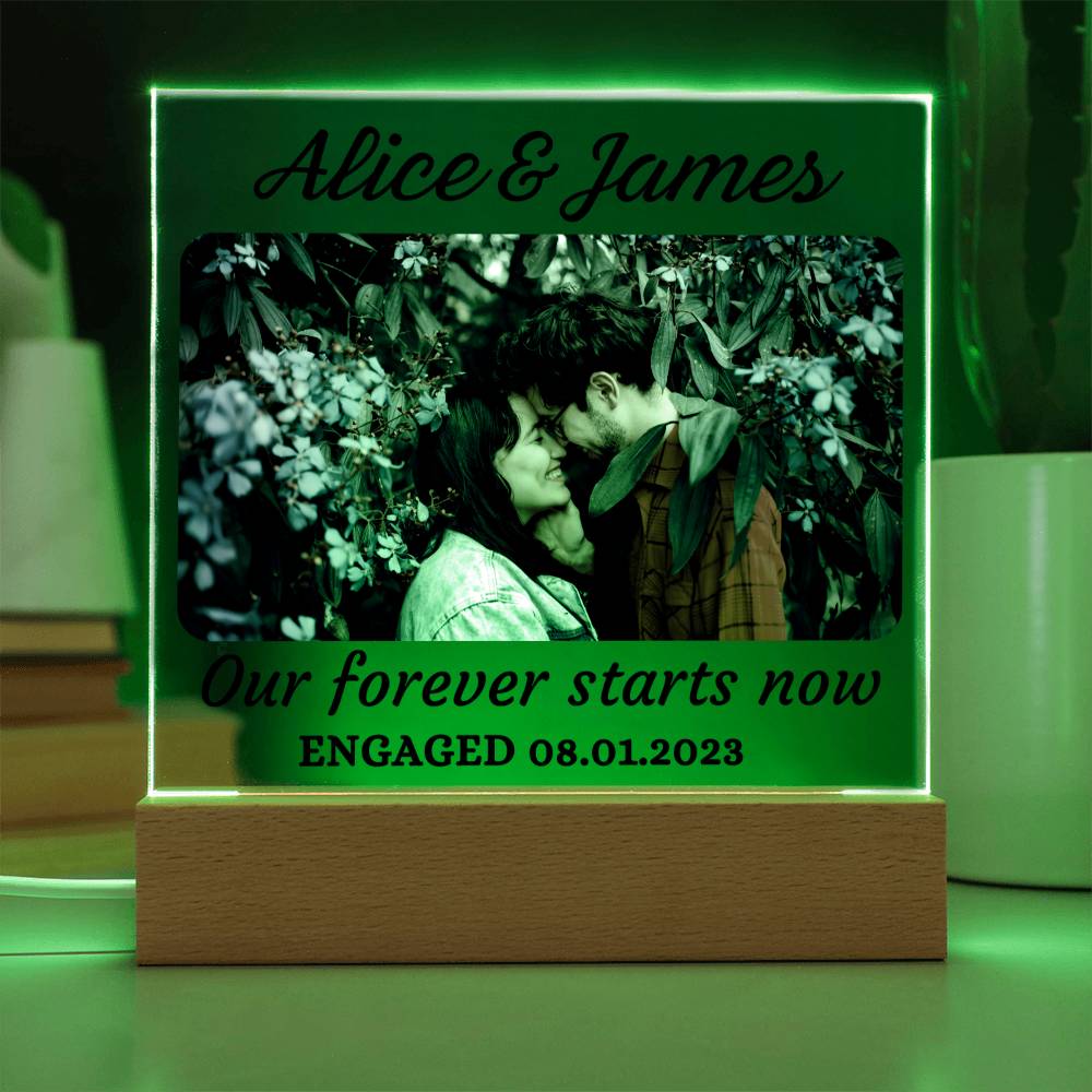 [Almost Sold Out] Personalized Engagement Acrylic Square
