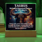 [Almost Sold Out] Taurus Acrylic Square Plaque