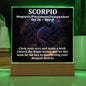 [Almost Sold Out] Scorpio Acrylic Square Plaque