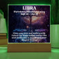 [Almost Sold Out] Libra Acrylic Square Plaque