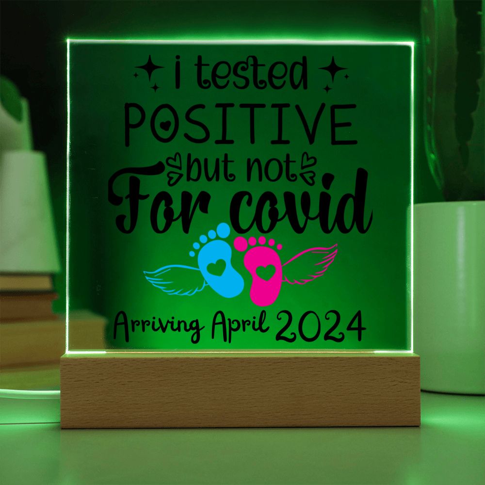 [Almost Sold Out] Personalized Pregnancy Announcement Acrylic Plaque
