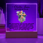 [Almost Sold Out] Personalized Baptism Acrylic Plaque From Godmother