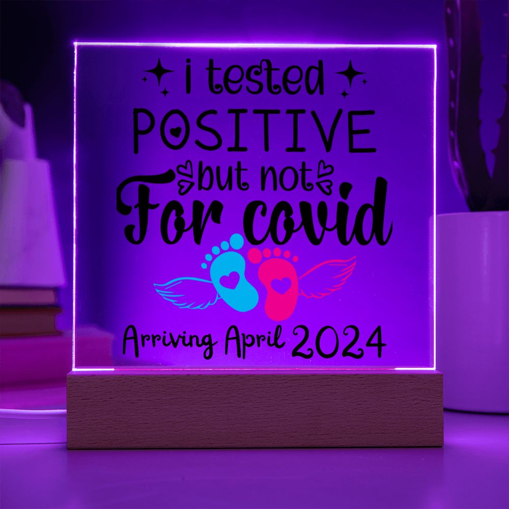 [Almost Sold Out] Personalized Pregnancy Announcement Acrylic Plaque