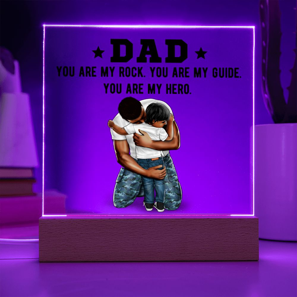 [Almost Sold Out] Custom Dad You Are My Rock Acrylic Plaque