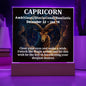 [Almost Sold Out] Capricorn Acrylic Square Plaque