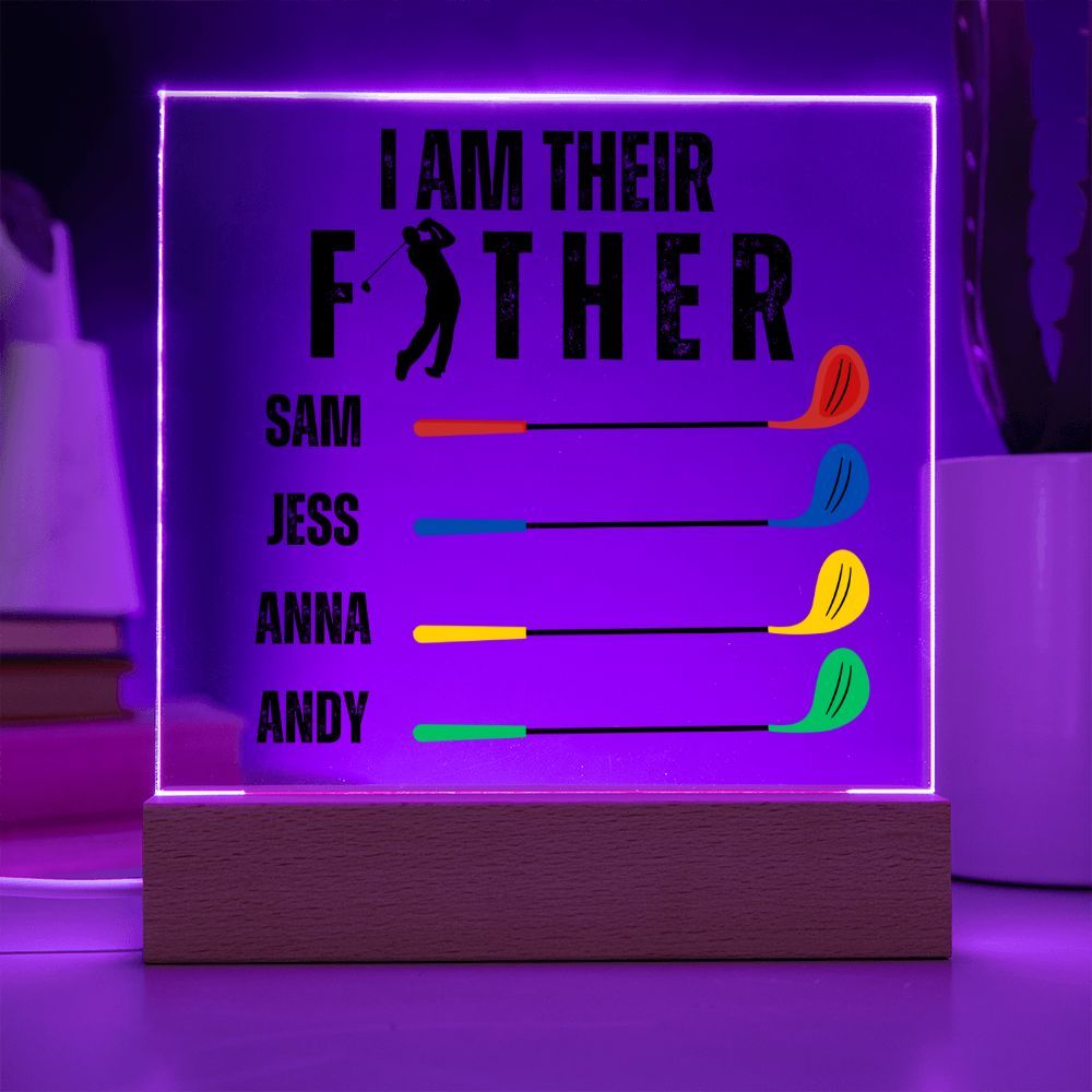 [Almost Sold Out] Custom I Am Their Father Golf Acrylic Plaque