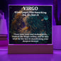 [Almost Sold Out] Virgo Acrylic Square Plaque