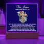 [Almost Sold Out] Personalized Baptism Acrylic Plaque From Grandmother